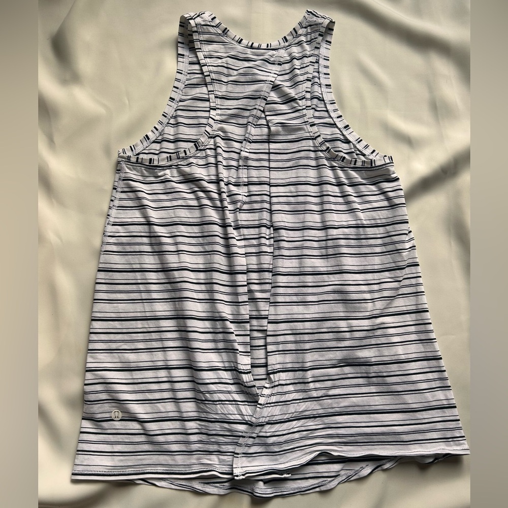 lululemon 2 Black and White Striped Tank Top BUNDLE - Picture 6 of 7